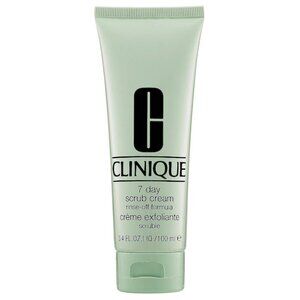 New Clinique 7 Day Gentle Face Scrub Cream Exfoliator Rinseoff Formula Face Wash
